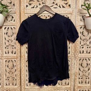 Sacai Midnight Crew Neck Sweater